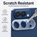 Tempered Glass Camera Lens Protectors for iPhone Duo