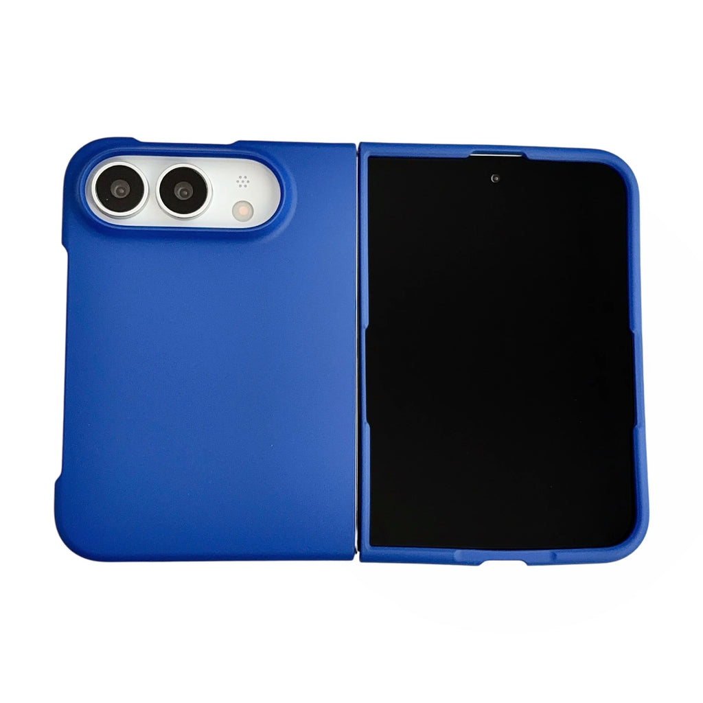 Blue Ultra Slim Matte Case for iPhone Duo