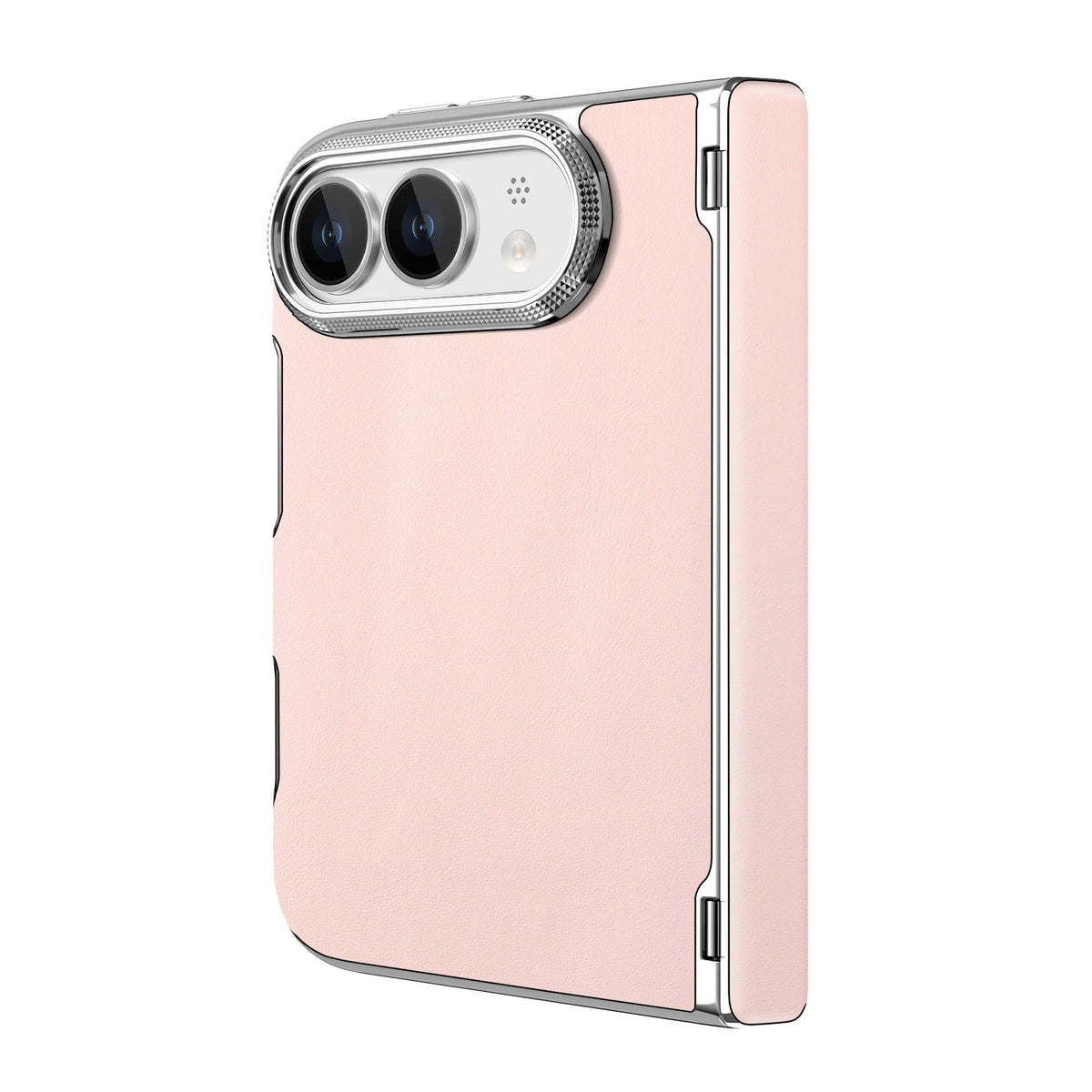Pink Leather MagSafe Case for iPhone Duo