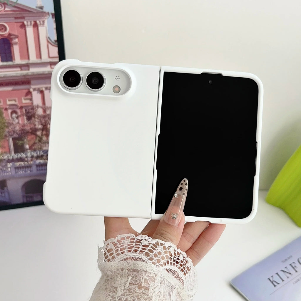 White Ultra Slim Matte Case for iPhone Duo