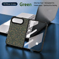 Green Starry Glitter Case for iPhone Duo