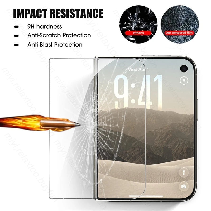 9H Tempered Glass Outer Screen Protector for iPhone Duo