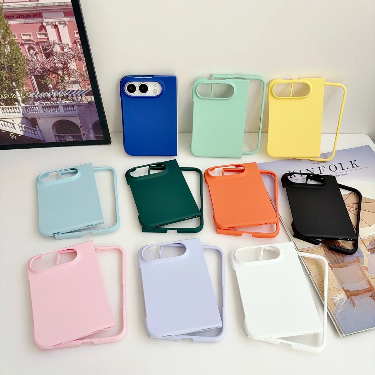 Sky Blue Ultra Slim Matte Case for iPhone Duo