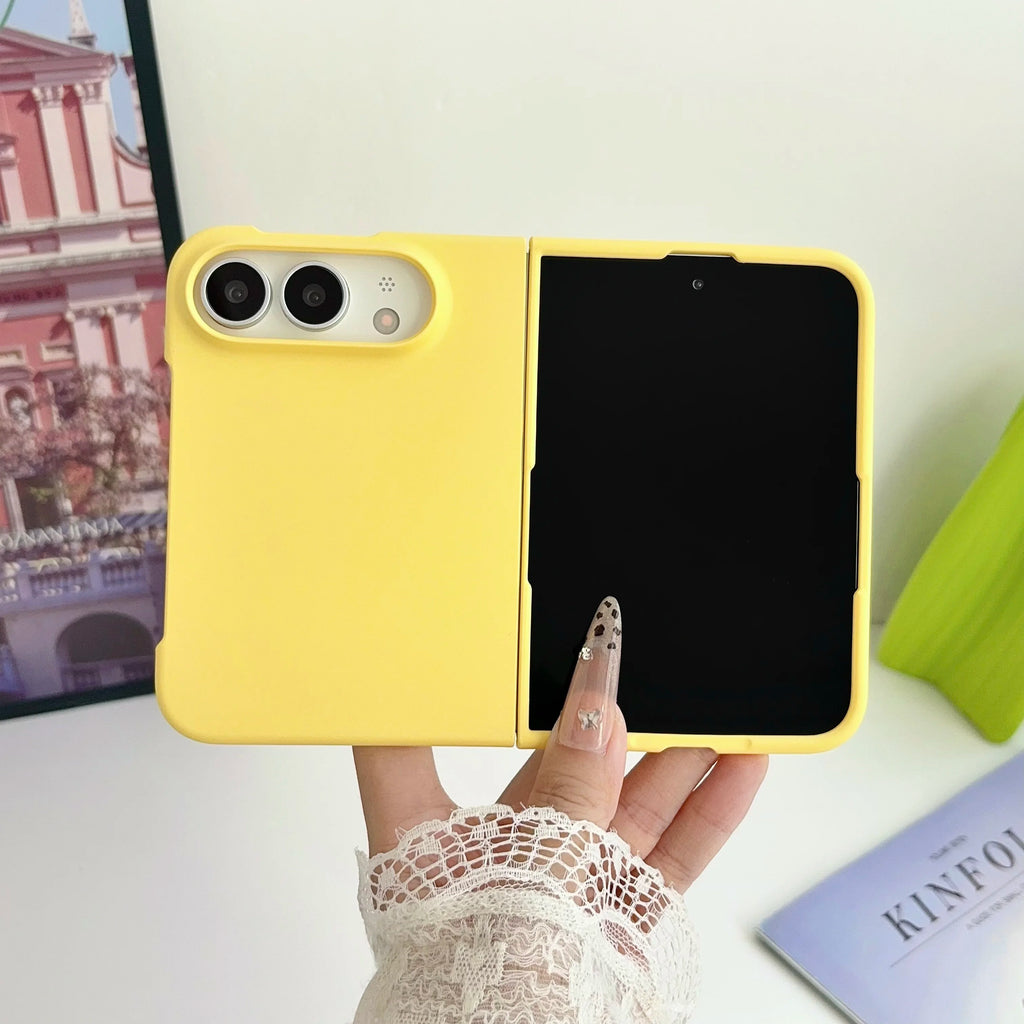 Yellow Ultra Slim Matte Case for iPhone Duo