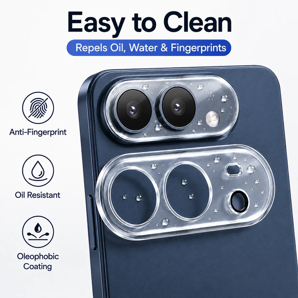 Tempered Glass Camera Lens Protectors for iPhone Duo