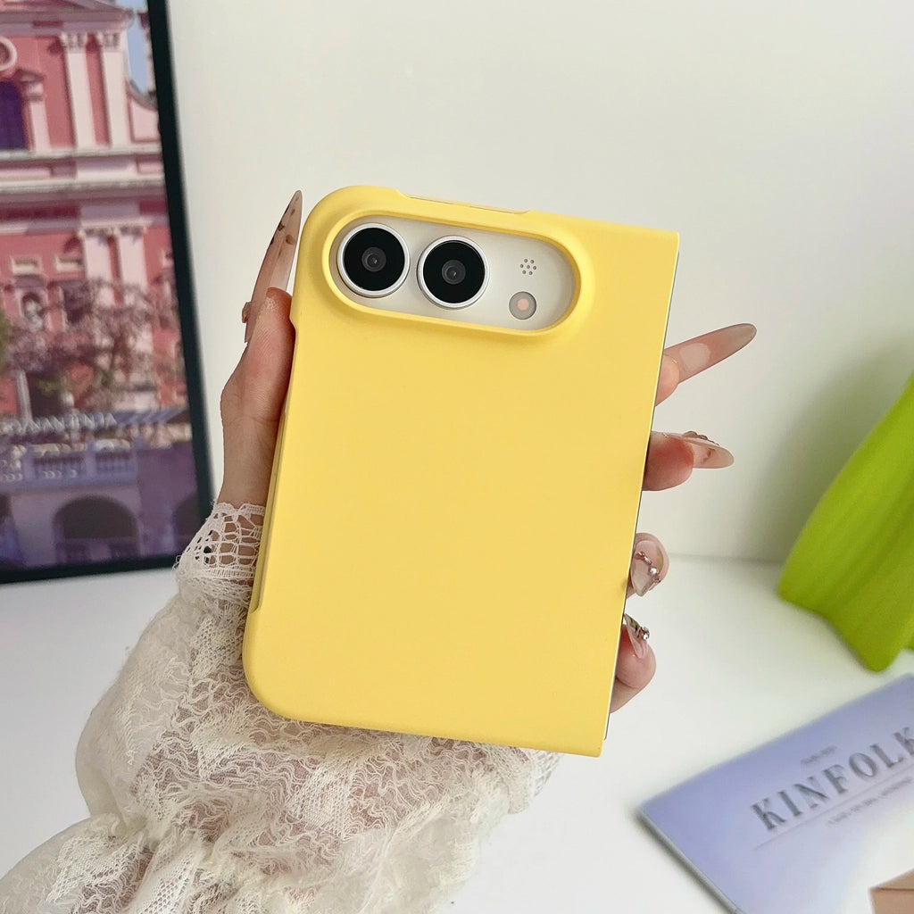 Yellow Ultra Slim Matte Case for iPhone Duo