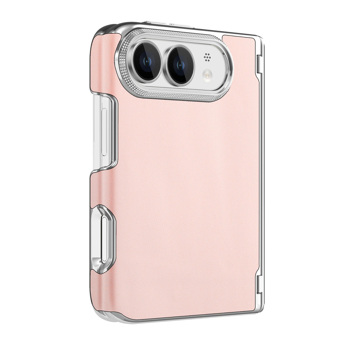 Pink Leather MagSafe Case for iPhone Duo