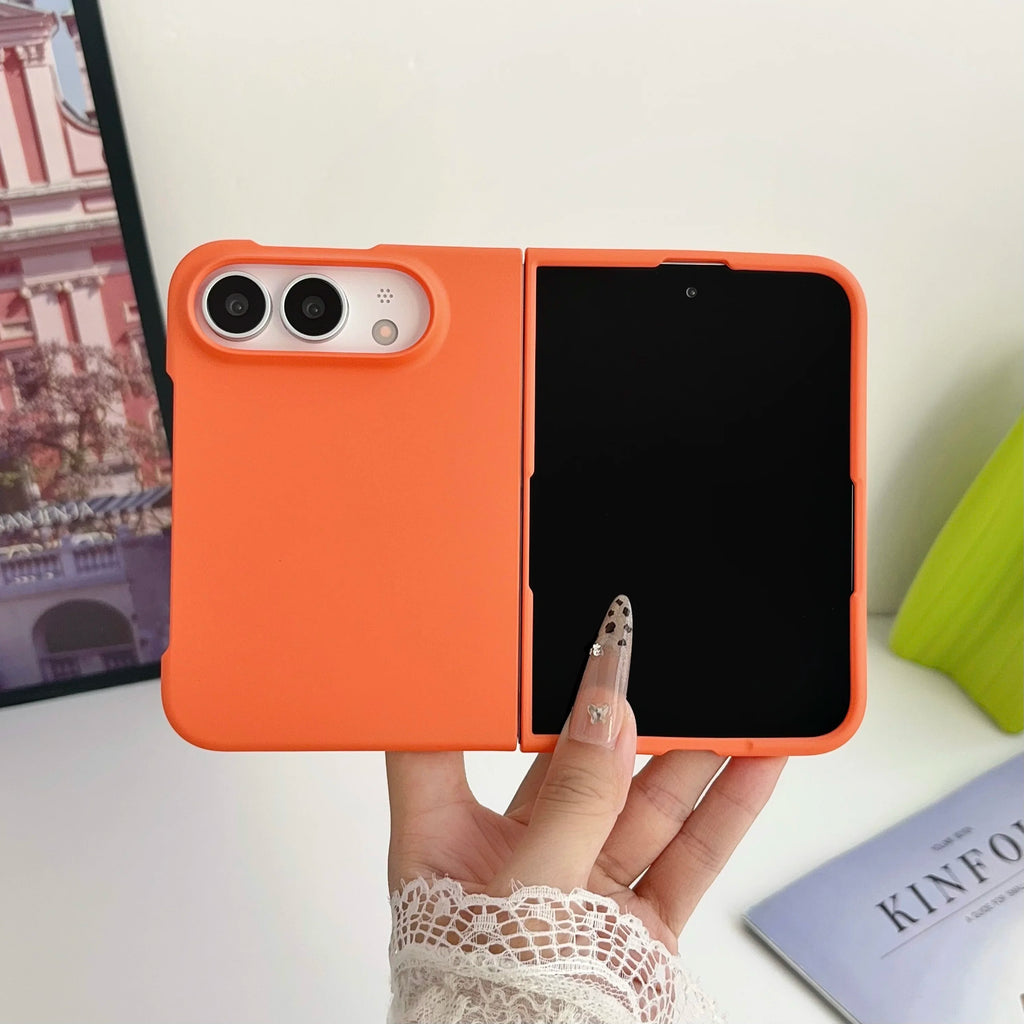 Orange Ultra Slim Matte Case for iPhone Duo