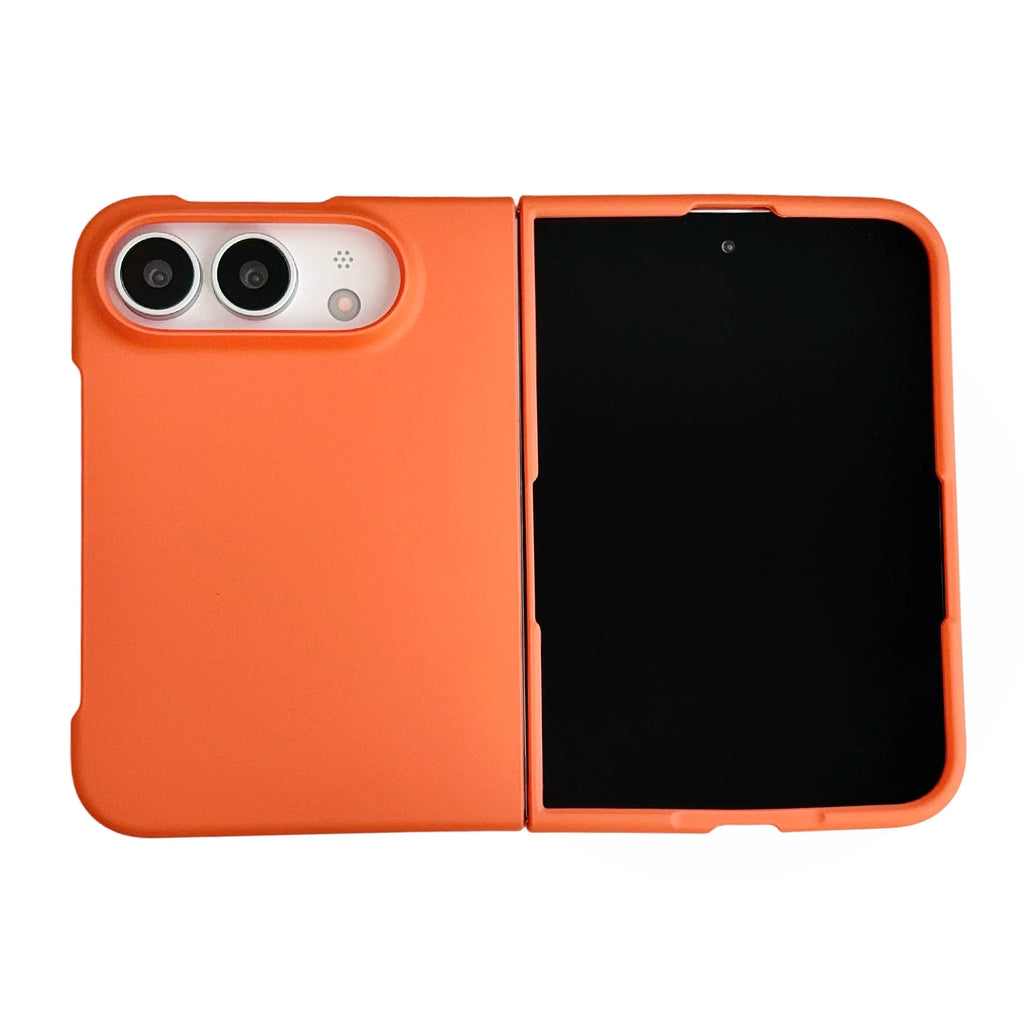 Orange Ultra Slim Matte Case for iPhone Duo