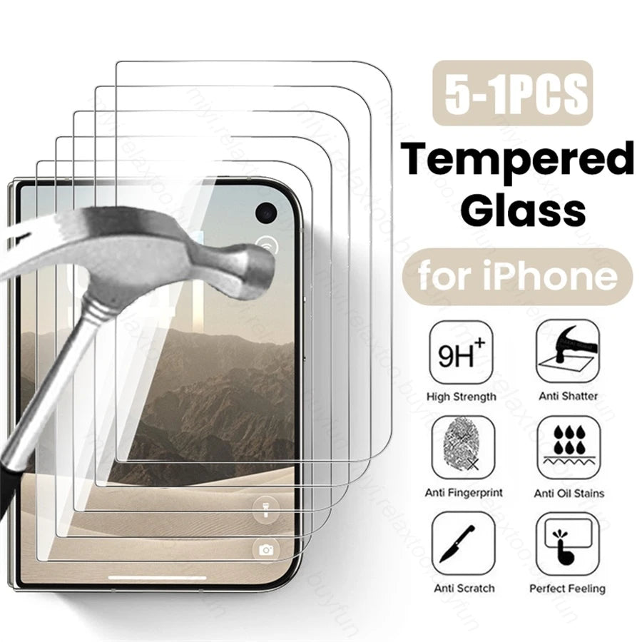 9H Tempered Glass Outer Screen Protector for iPhone Duo